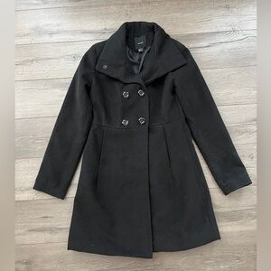 Forever21 Women’s black peacoat. Size Small